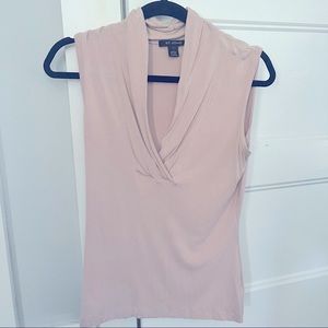 St. John chic blush sleeveless top!